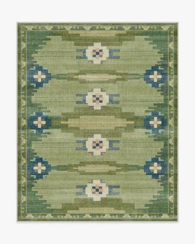 Ruggable Annika Green Flatwoven Rug