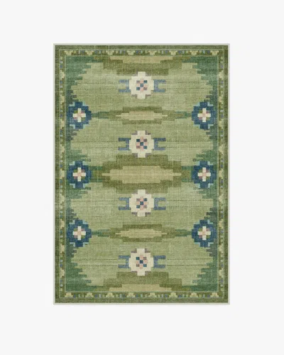 Ruggable Annika Green Flatwoven Rug