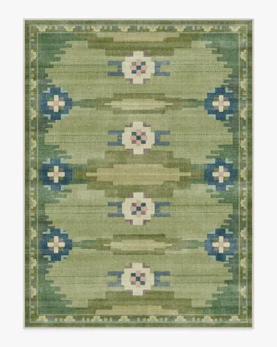 Ruggable Annika Green Flatwoven Rug