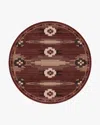 Ruggable Annika Rust Red Flatwoven Rug In Brown