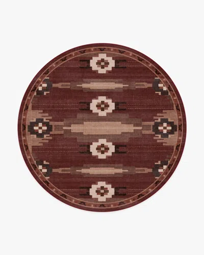 Ruggable Annika Rust Red Flatwoven Rug In Brown