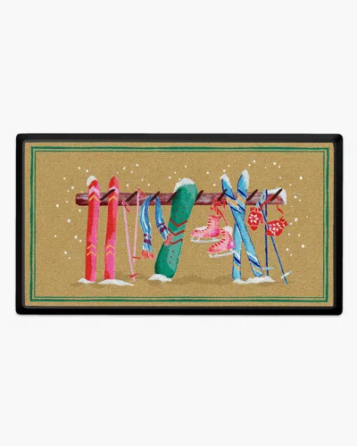 Ruggable Apres Ski Large Doormat In Brown