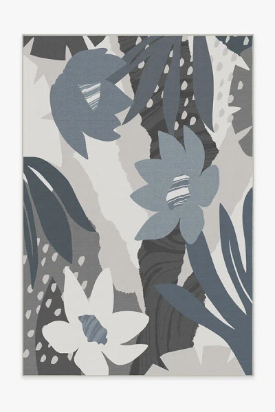 Ruggable Arcadia Steel Blue Outdoor Rug