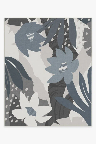 Ruggable Arcadia Steel Blue Outdoor Rug