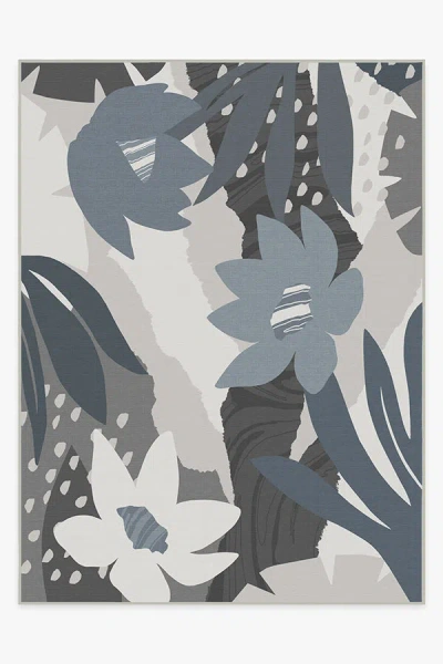 Ruggable Arcadia Steel Blue Outdoor Rug