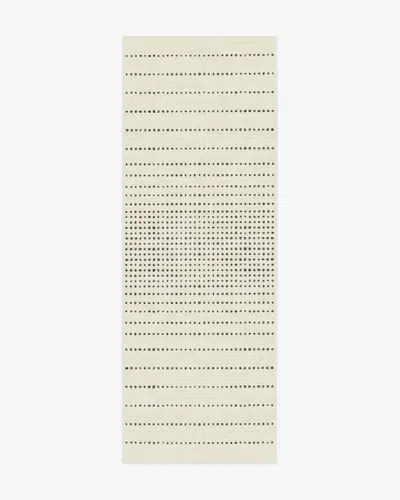 Ruggable Array Black & Ivory Flatwoven Rug In White