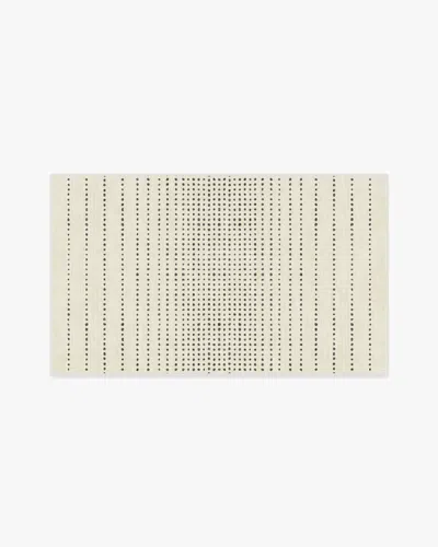Ruggable Array Black & Ivory Flatwoven Rug In White