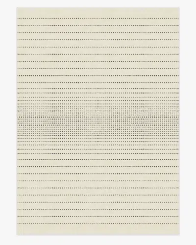 Ruggable Array Black & Ivory Flatwoven Rug In White