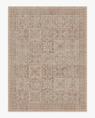 Ruggable Astoria Rose Gold Flatwoven Rug By The Hiltons In Brown
