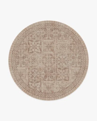 Ruggable Astoria Rose Gold Flatwoven Rug By The Hiltons In Brown