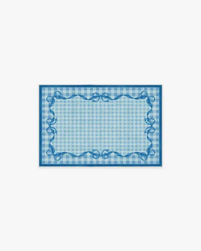 Ruggable Audrey Blue Flatwoven Rug By Mrs. Alice