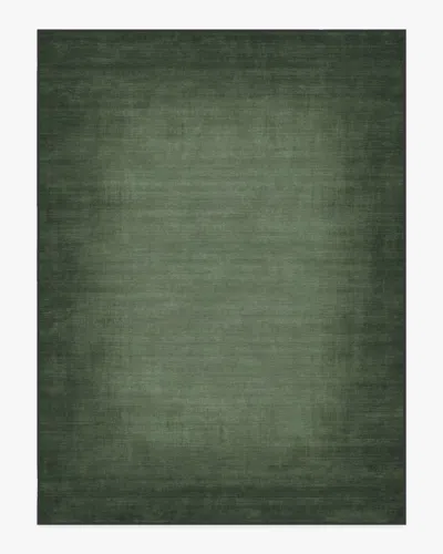 Ruggable Aura Ombre Solid Sage Flatwoven Rug In Green