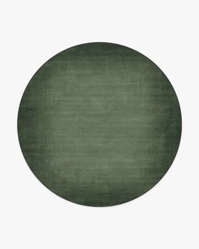 Ruggable Aura Ombre Solid Sage Flatwoven Rug In Green