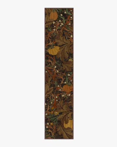 Ruggable Autumn Canopy Dark Wood Flatwoven Rug In Brown