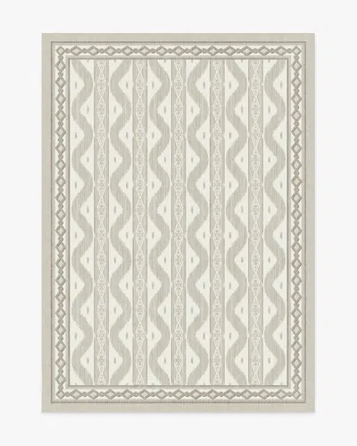 Ruggable Ava Ikat Beige Flatwoven Rug By Mrs. Alice In Neutral