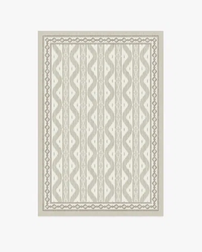 Ruggable Ava Ikat Beige Flatwoven Rug By Mrs. Alice In Neutral