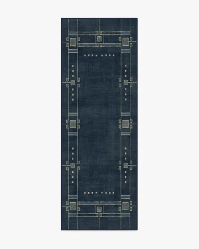 Ruggable Avery Midnight Blue Flatwoven Rug By Architectural Digest