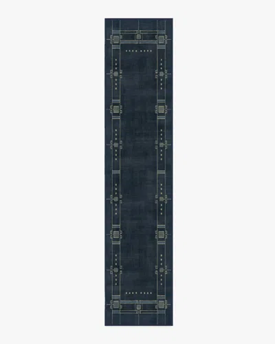 Ruggable Avery Midnight Blue Flatwoven Rug By Architectural Digest