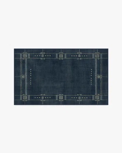 Ruggable Avery Midnight Blue Flatwoven Rug By Architectural Digest