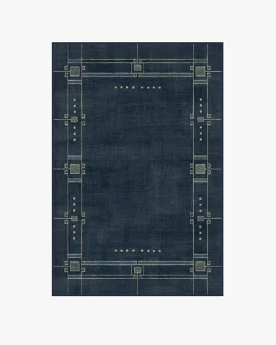 Ruggable Avery Midnight Blue Flatwoven Rug By Architectural Digest