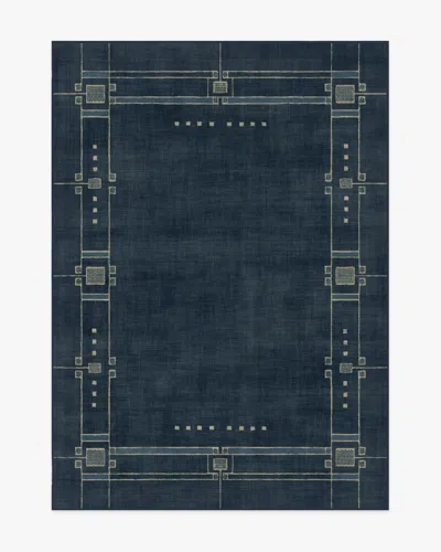 Ruggable Avery Midnight Blue Flatwoven Rug By Architectural Digest