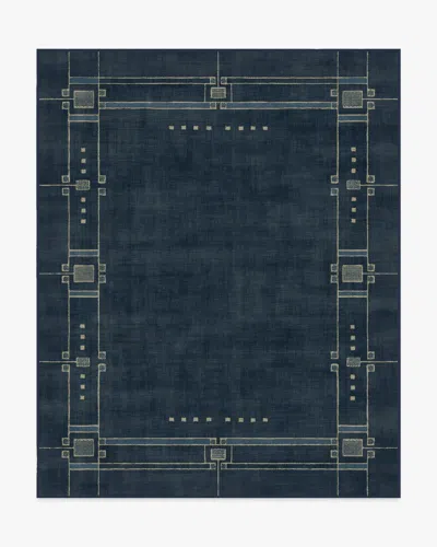 Ruggable Avery Midnight Blue Flatwoven Rug By Architectural Digest