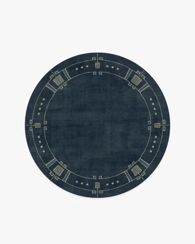 Ruggable Avery Midnight Blue Flatwoven Rug By Architectural Digest