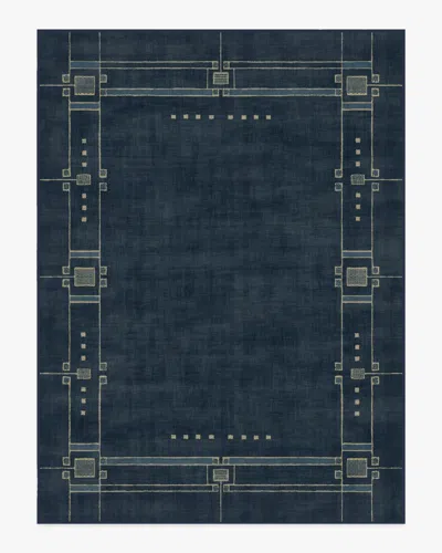 Ruggable Avery Midnight Blue Flatwoven Rug By Architectural Digest