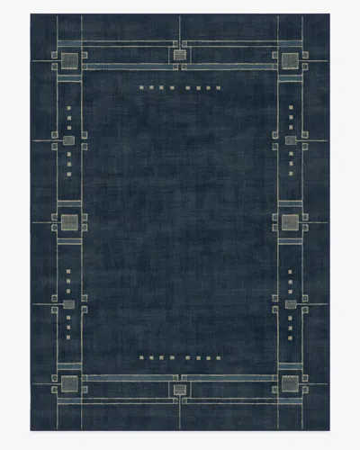 Ruggable Avery Midnight Blue Flatwoven Rug By Architectural Digest