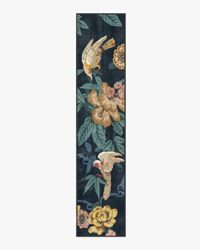 Ruggable Bamboo & Bird Indigo Flatwoven Rug By Sanderson In Multi