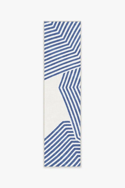 Ruggable Beach Club Navy & Ivory Outdoor Rug By Gray Malin In Black
