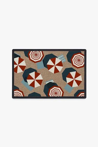 Ruggable Beach Days Washable Doormat In Multi