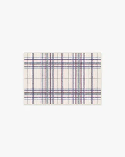 Ruggable Beckett Blue & Red Flatwoven Rug In Multi