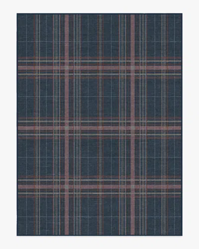 Ruggable Beckett Navy Flatwoven Rug In Animal Print