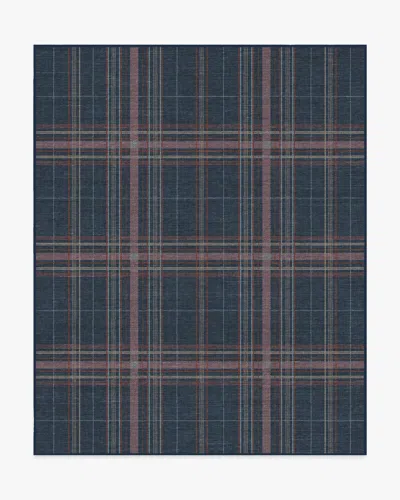 Ruggable Beckett Navy Flatwoven Rug In Multi