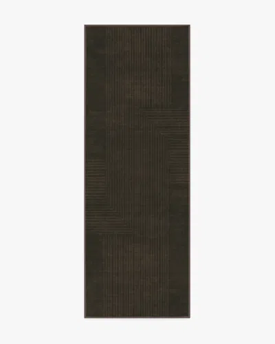 Ruggable Bel Air Dark Chocolate Flatwoven Rug By The Hiltons In Brown