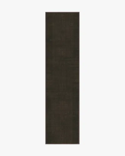 Ruggable Bel Air Dark Chocolate Flatwoven Rug By The Hiltons In Multi