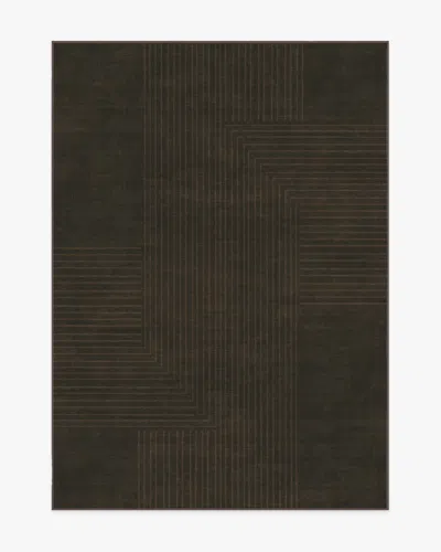 Ruggable Bel Air Dark Chocolate Flatwoven Rug By The Hiltons In Multi