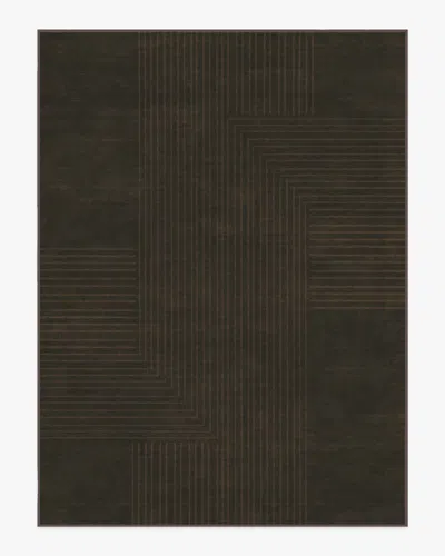 Ruggable Bel Air Dark Chocolate Flatwoven Rug By The Hiltons In Multi
