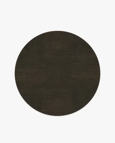 Ruggable Bel Air Dark Chocolate Flatwoven Rug By The Hiltons In Multi
