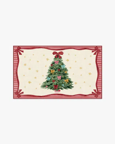 Ruggable Bella Bows Multicolor Flatwoven Rug In Pink