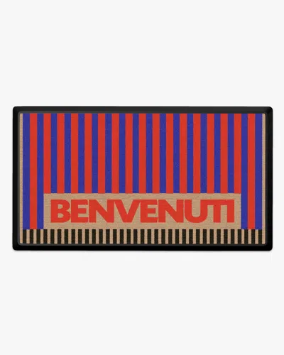 Ruggable Benvenuti Large Doormat By Dan Pelosi In Multi
