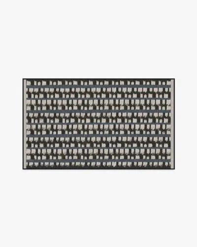 Ruggable Berlin Charcoal & Sand Flatwoven Rug By Michael Michalsky In Black