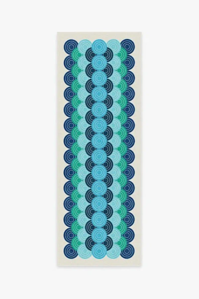 Ruggable Biba Blue Green Flatwoven Rug By Jonathan Adler
