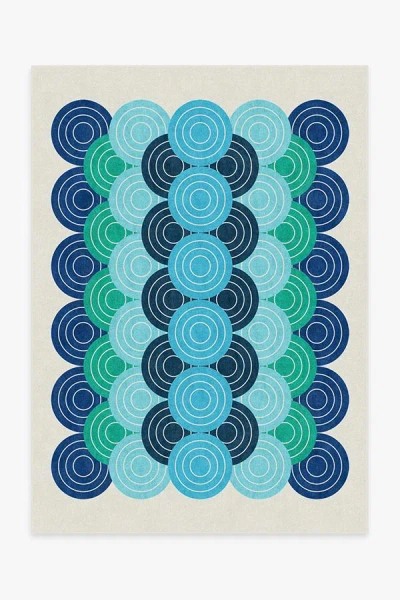 Ruggable Biba Blue Green Flatwoven Rug By Jonathan Adler
