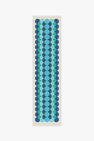 Ruggable Biba Blue Green Flatwoven Rug By Jonathan Adler