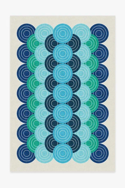 Ruggable Biba Blue Green Flatwoven Rug By Jonathan Adler