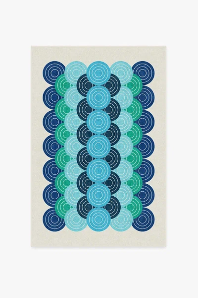 Ruggable Biba Blue Green Flatwoven Rug By Jonathan Adler