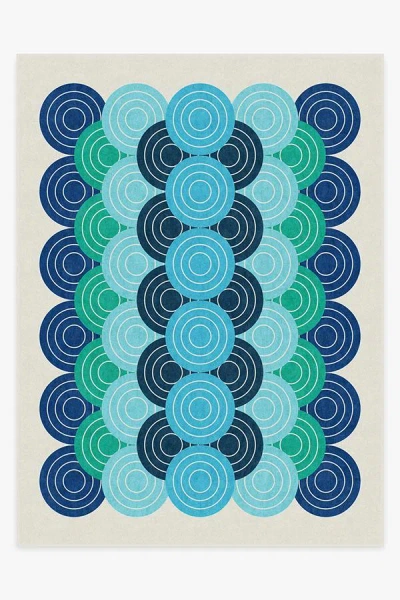Ruggable Biba Blue Green Flatwoven Rug By Jonathan Adler
