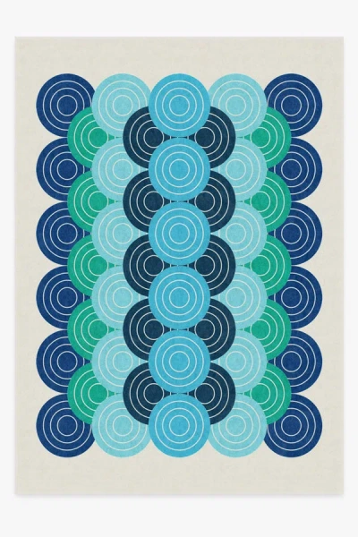 Ruggable Biba Blue Green Flatwoven Rug By Jonathan Adler